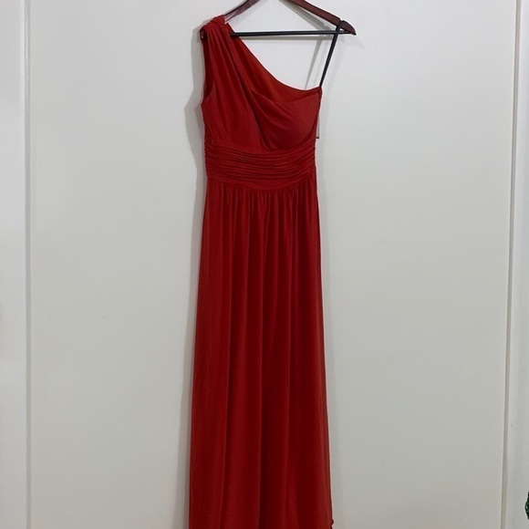 Laundry by Shelli Segal One Shoulder Red Dress size 6 - Picture 1 of 8
